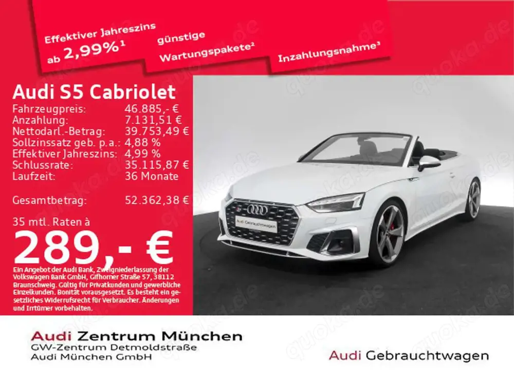 Audi S5 TFSI tiptr. AHK/BO/Matrix/Kameras
