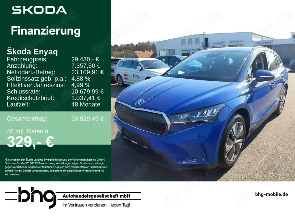 Skoda Enyaq ENYAQ iV 60 iV 60 Climatronic GRA MirrorLink DAB