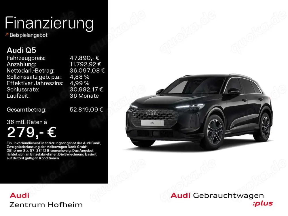Audi Q5 40 TFSI S tro*LED+*Virtual*Navi+*Kamera*ACC*A