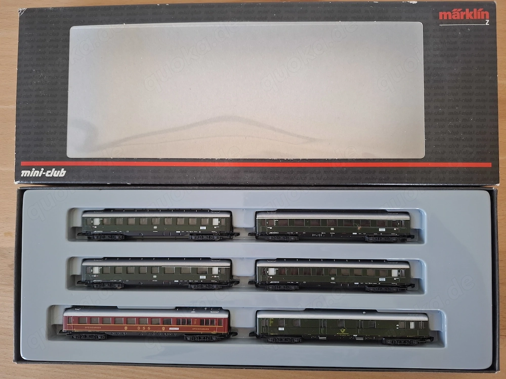 Märklin mini-club Spur Z - 6-teiliges Schnellzug-Wagenset Art. 87350 OVP