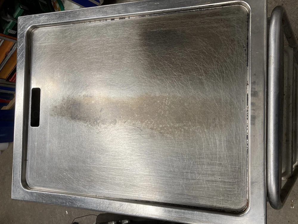 Große Grillplatte Berner BGE60M 75x60cm Griddle Platte 