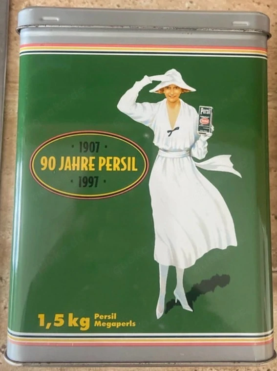 Werbeblechdose Persil 90 Jahre