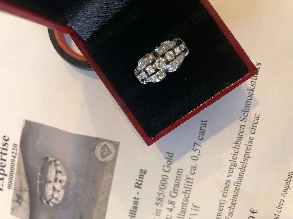 Brillantring ,- zu verkaufen . lupenrein si if