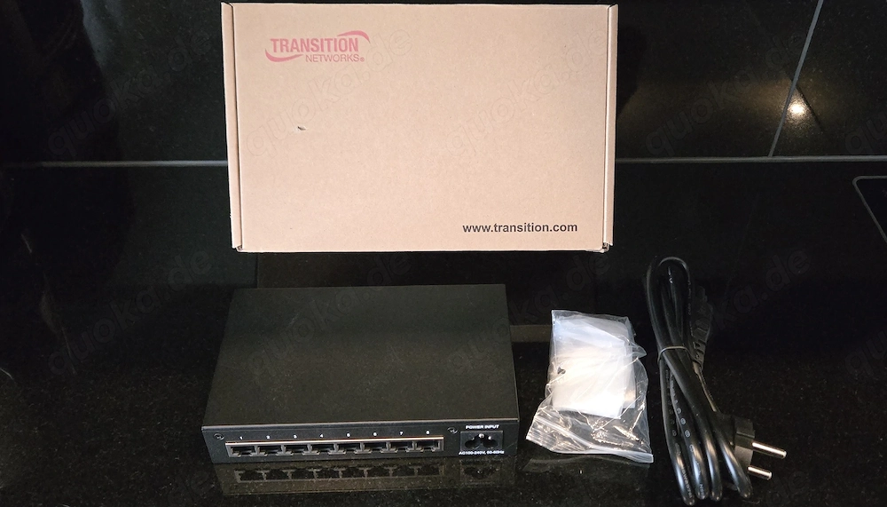 Transition S8TB 8 Port Gigabit Switch Netzwerkswitch unmanaged