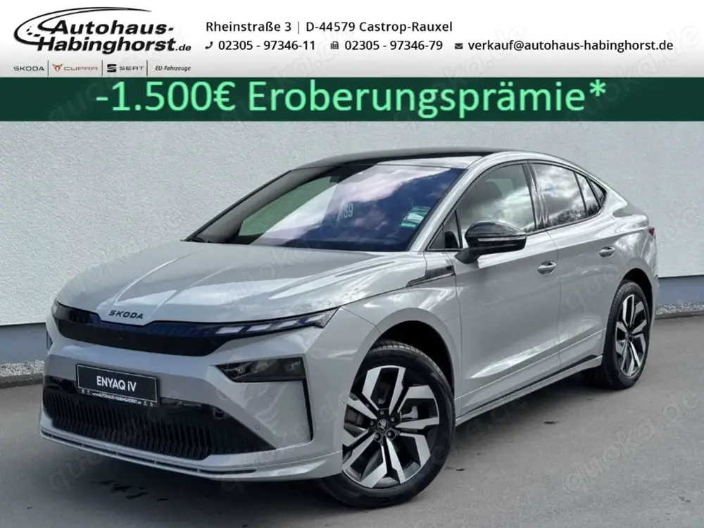 Skoda Enyaq Coupe 85 - 82 kWh Sportline -NEUES MODELL- AHK 360