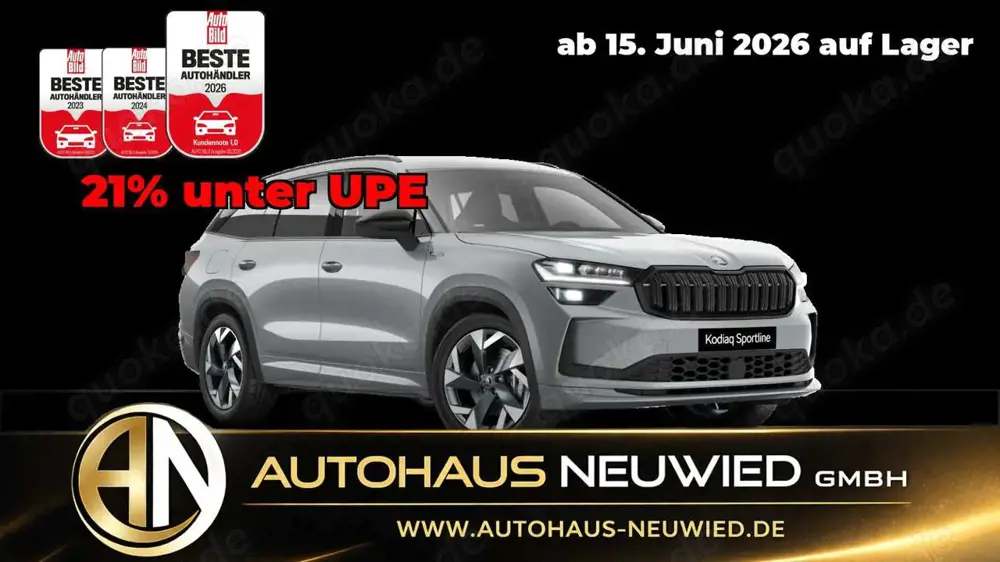 Skoda Kodiaq Kodiaq 2.0 TDI 4x4 DSG Sportline+PANO+AHK+7S+HUD