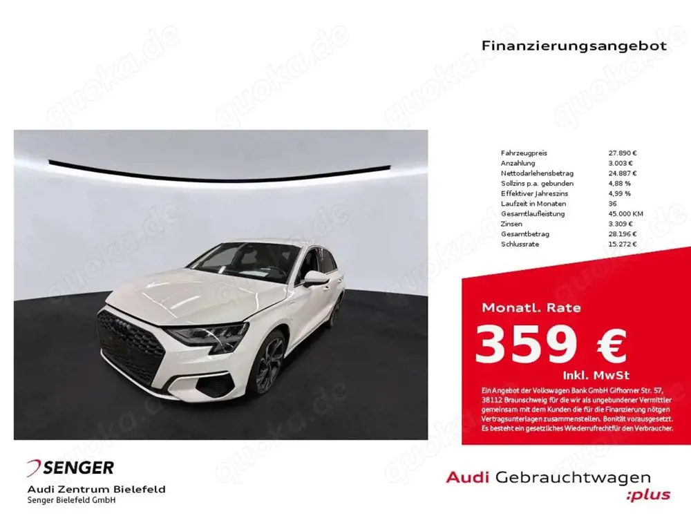 Audi A3 40 TFSI e MMI LED Navi SItzhzg. 18"