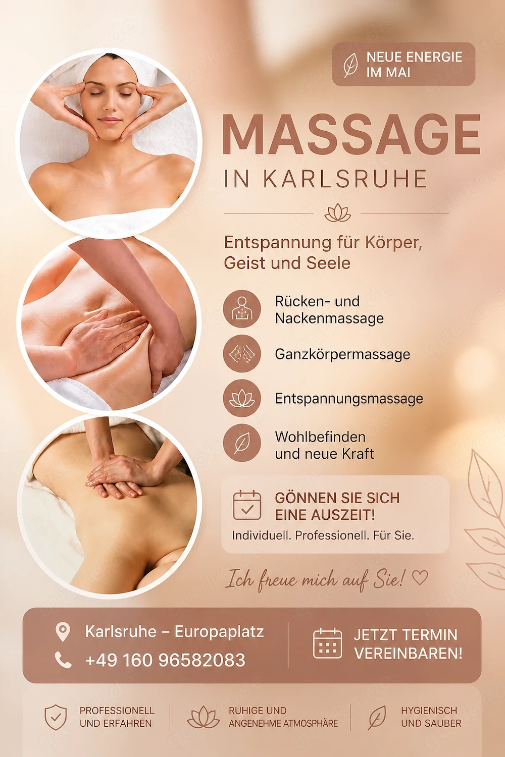 Mai-Angebot   Massage in Karlsruhe