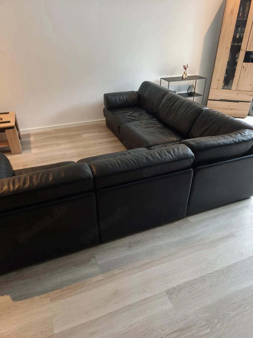De Sede DS 76 Leder Designer Modulsofa Ecksofa Eckcouch Couch Sofa schwarz