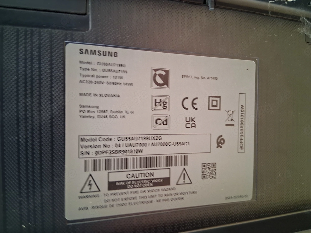 Samsung 55 Zoll TV