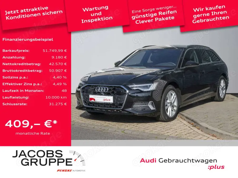 Audi A6 Avant adv. 50 TFSI e quattro 'LED|AHK|NaviPlus