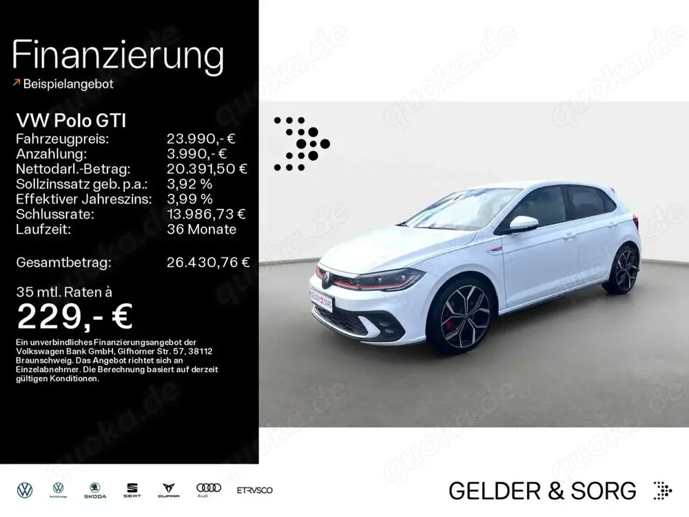 Volkswagen Polo GTI 2.0 TSI 18Z*Matrix*CarPlay*IQ.DRIVE*