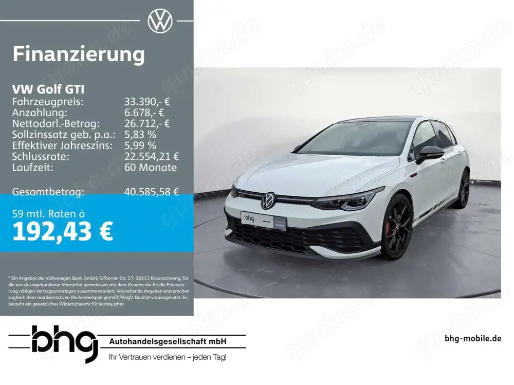 Volkswagen Golf GTI 2.0 TSI DSG CLUBSPORT