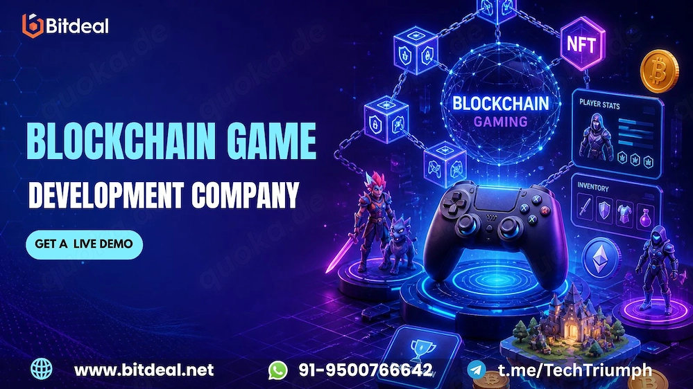 Build Immersive Play-to-Earn Worlds with Blockchain Game Development 