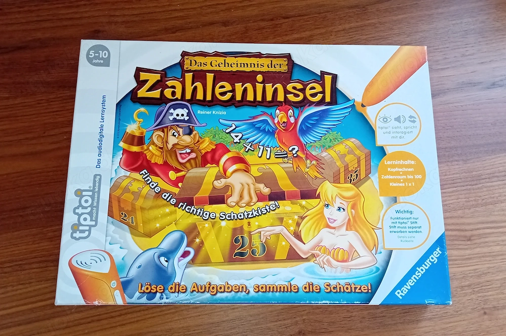 TipToi Spiele z.B. Zahleninsel, Buchstaben-Burg, Zahlen-Roboter, Uhr, Verkehrsschule