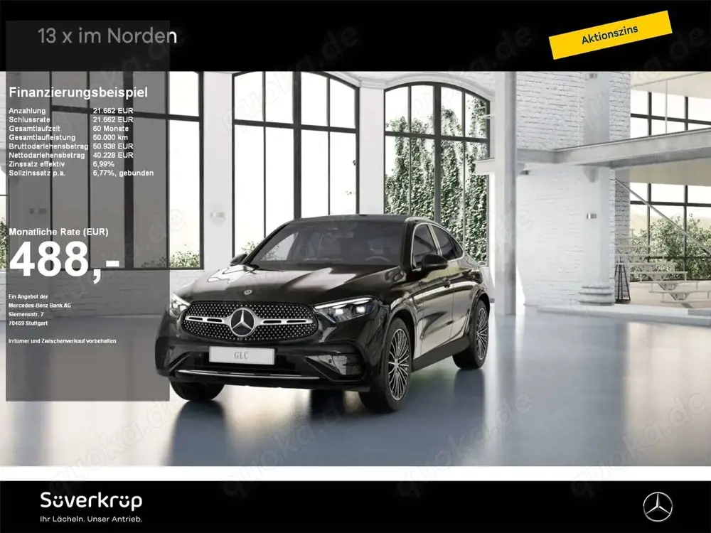 Mercedes-Benz GLC 220 d 4MATIC Coupé AMG PANO AHK DISTR MEMORY