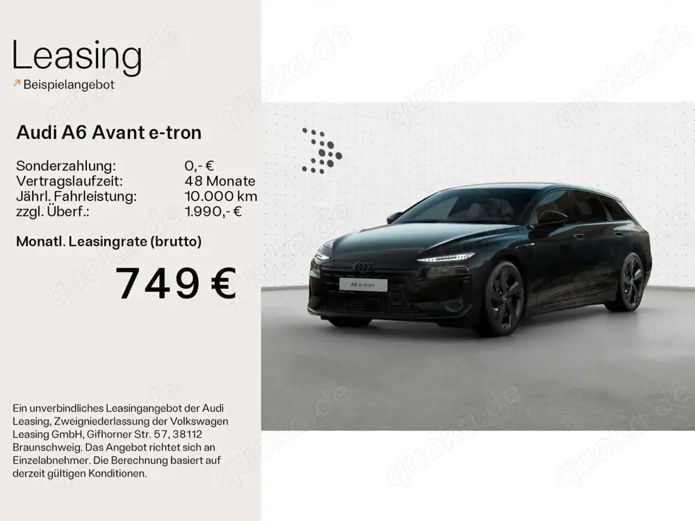 Audi A6 e-tron perf. S line - Modell 2026