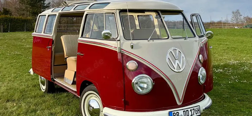 Volkswagen T1 Samba 21 Fenster,Schiebetür,deutsch
