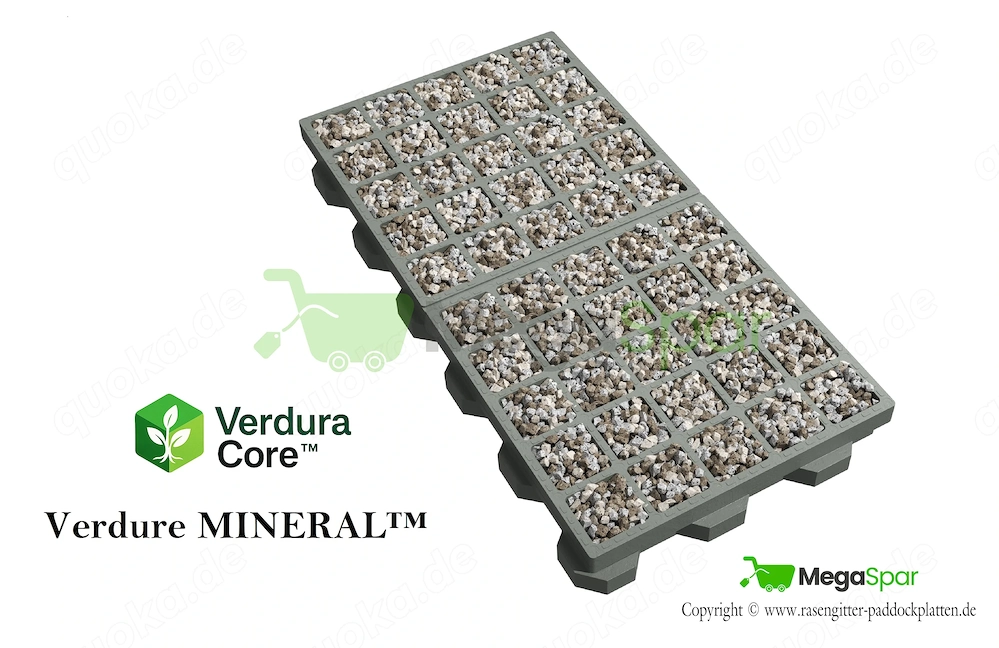 Bodenstabilisierung mit Rasengittern & Paddockplatten Verdura Core - Schwerlastmatten