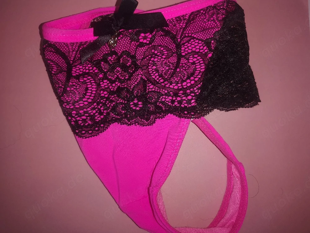 pinker Spitzentanga, Tanga Unterwäsche