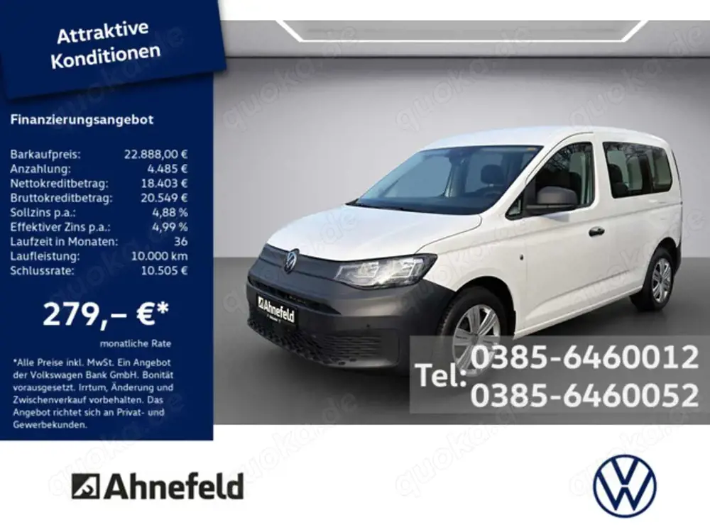 Volkswagen Caddy Kombi 1.5 TSI KLIMAAUTOMATIK PDC
