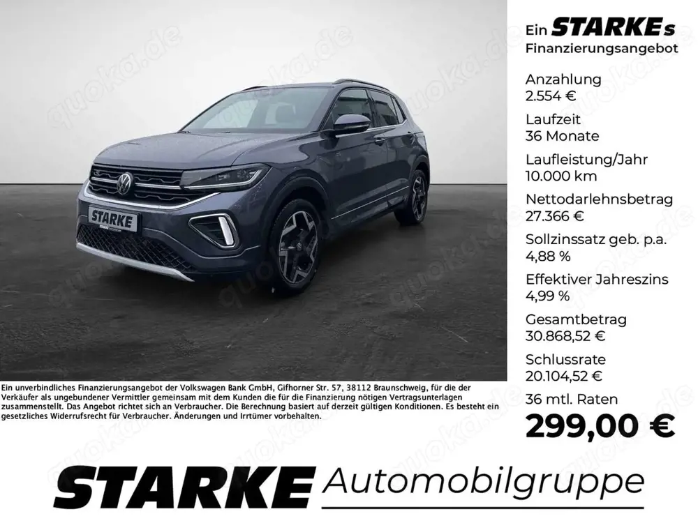 Volkswagen T-Cross 1.5 TSI DSG R-Line