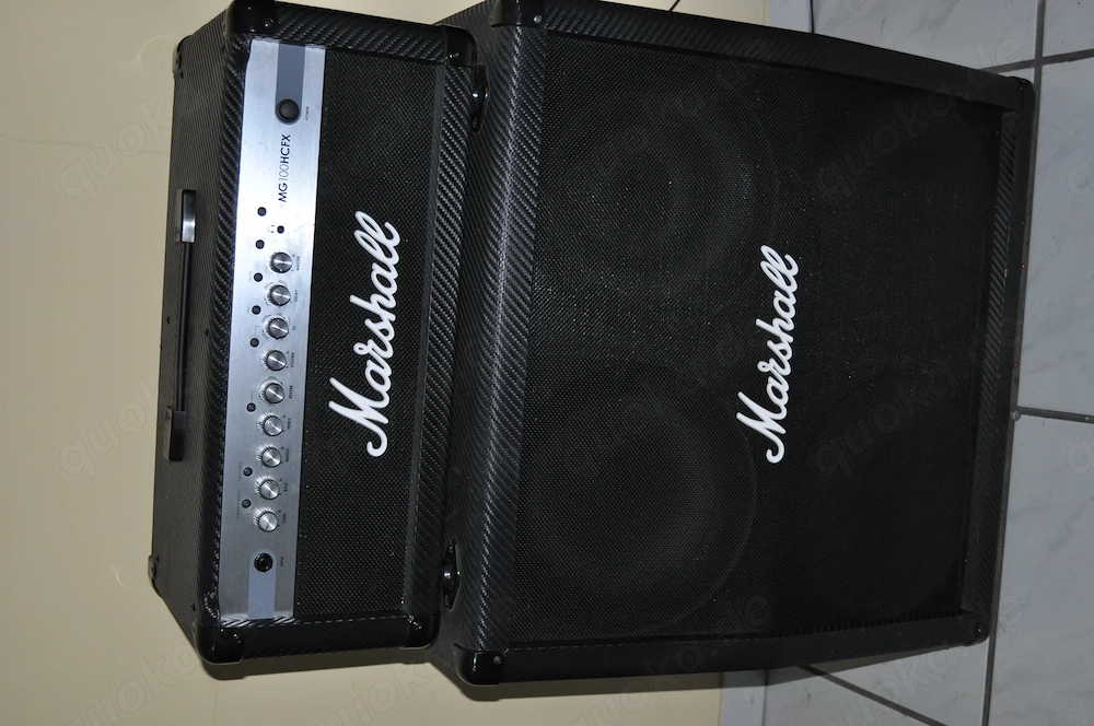 Marshall Head MG100HCFX 100 w+Box Code412 200 w RMS. Neuwertig! Für E- Gitarre!  Super Klang!