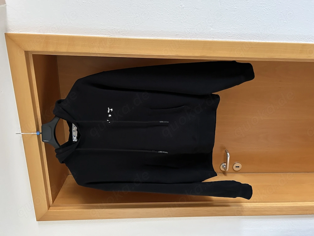 hoodie off white, schwarz, Größe M