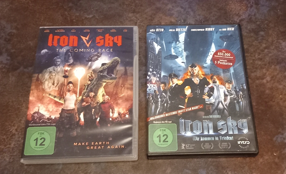 Iron Sky 1 & 2 DVD Sehr guter Zustand 