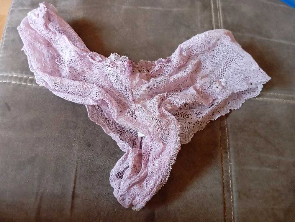 Slip Spitze Pantie lila Größe 44