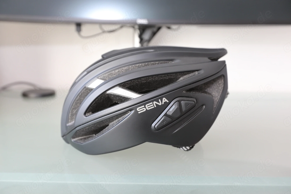 Sena R2 Fahrradhelm (Schwarz, Größe S) mit Bluetooth und Intercom