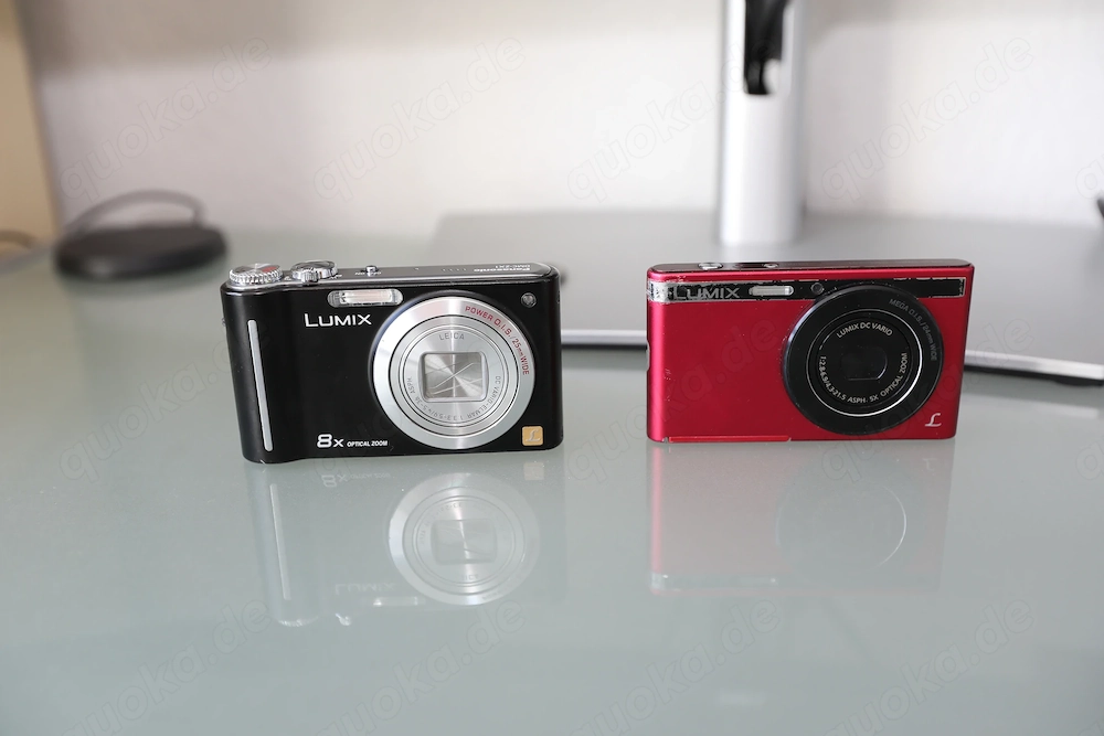 2x Foto Kamera Panasonic Digitalkameras DMC-ZX1 & DMC-XS1