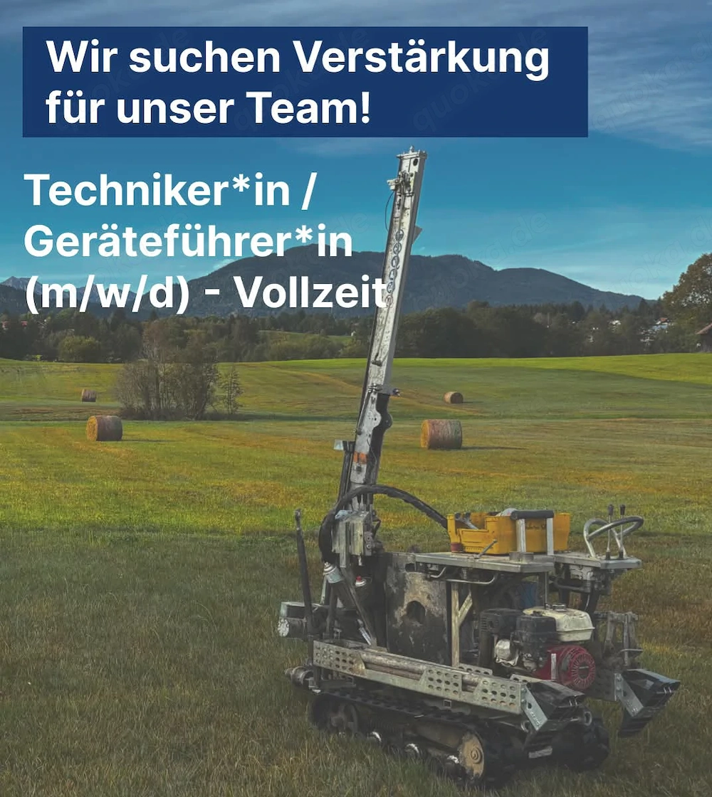 Technikerin   Geräteführerin (m w d) gesucht