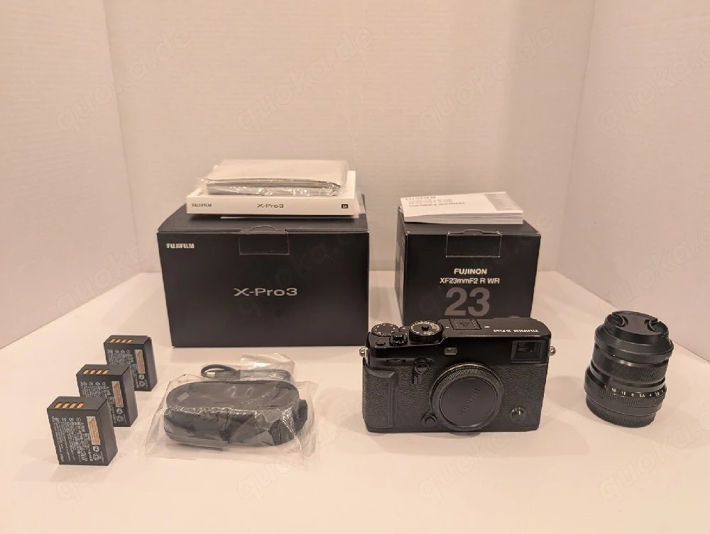 Fujifilm X-Pro3 26,1 MP Hybrid-Kamera mit Wechselobjektiven - Schwarz (Gehäuse)