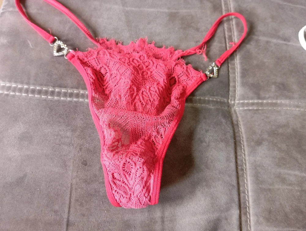 String Tanga rot Größe L