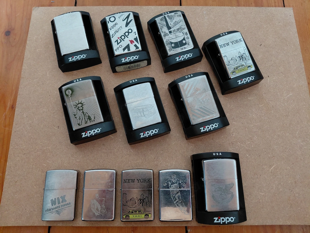 12x ZIPPO Sturmfeuerzeuge als Paket oder Einzelverkauf