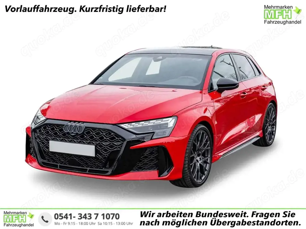 Audi RS3 Sportback PANO+SONOS+MATRIX+eHK+360KAM+SHZ+KLIM...