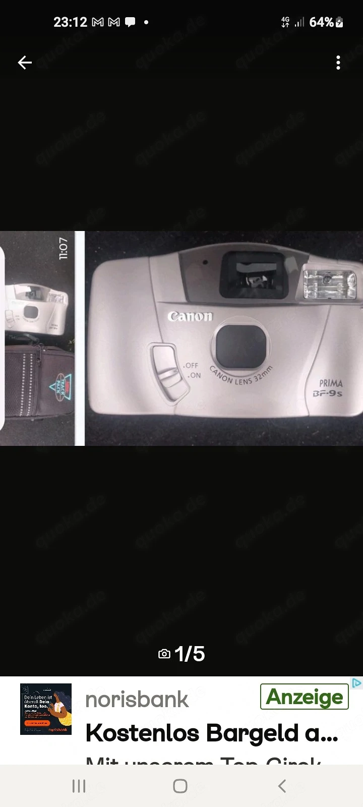 2 Canon Prima BF-9s Kompaktkamera.