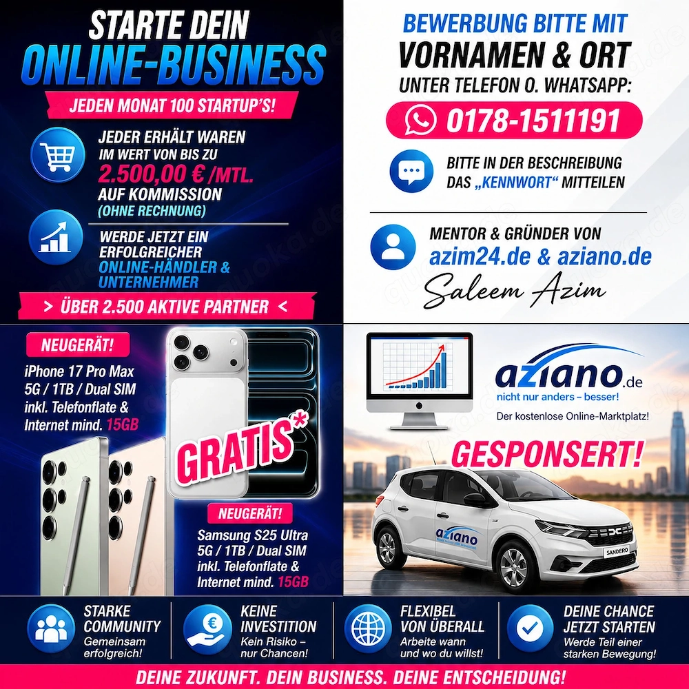 Erfolgreich durch Startup in Homeoffice mit Online-Business eBay amazon