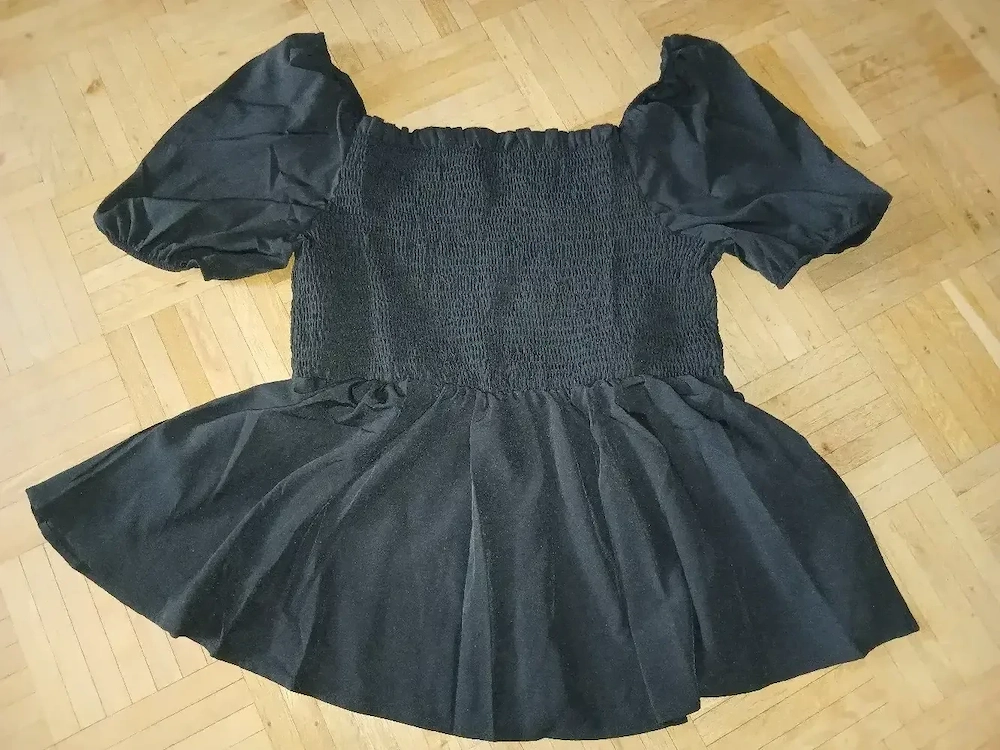 Schwarze Bluse Größe 1XL [46] *NEU*