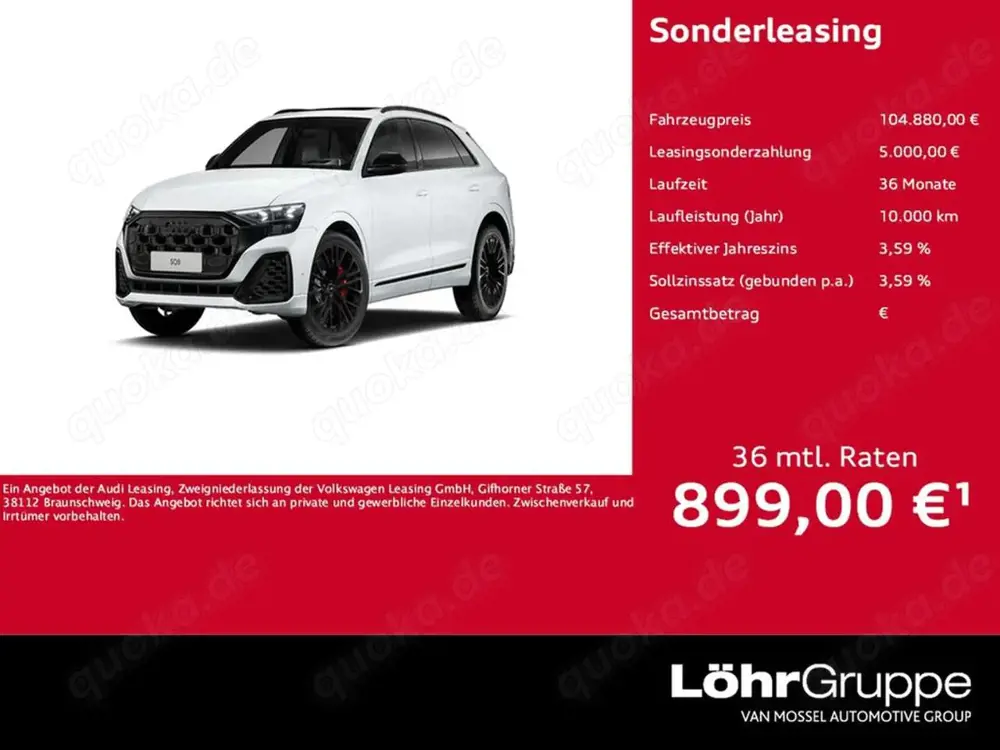 Audi SQ8 4.0 TFSI Q S line 22"|BLACK|PANO|NACHTS|STHZ