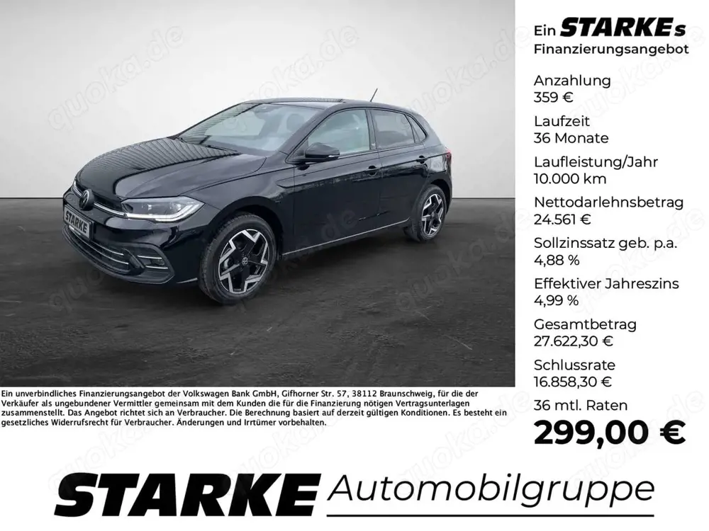 Volkswagen Polo 1.0 TSI DSG Edition 50