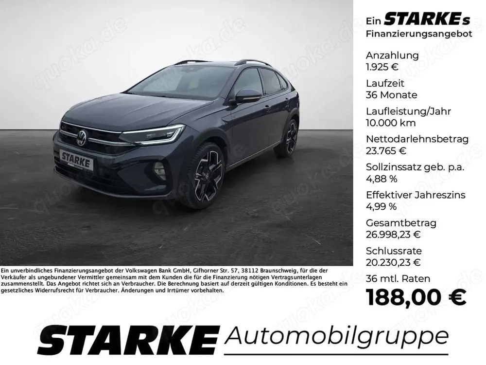 Volkswagen Taigo 1.0 TSI DSG R-Line