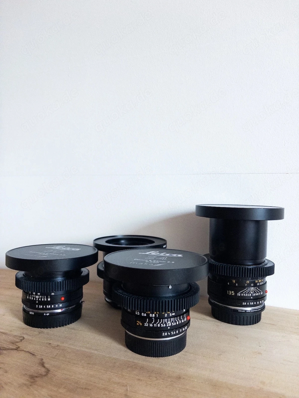 Leica R Objektiv Set   Cine Ready - Summicron - 24-50-90-135.de