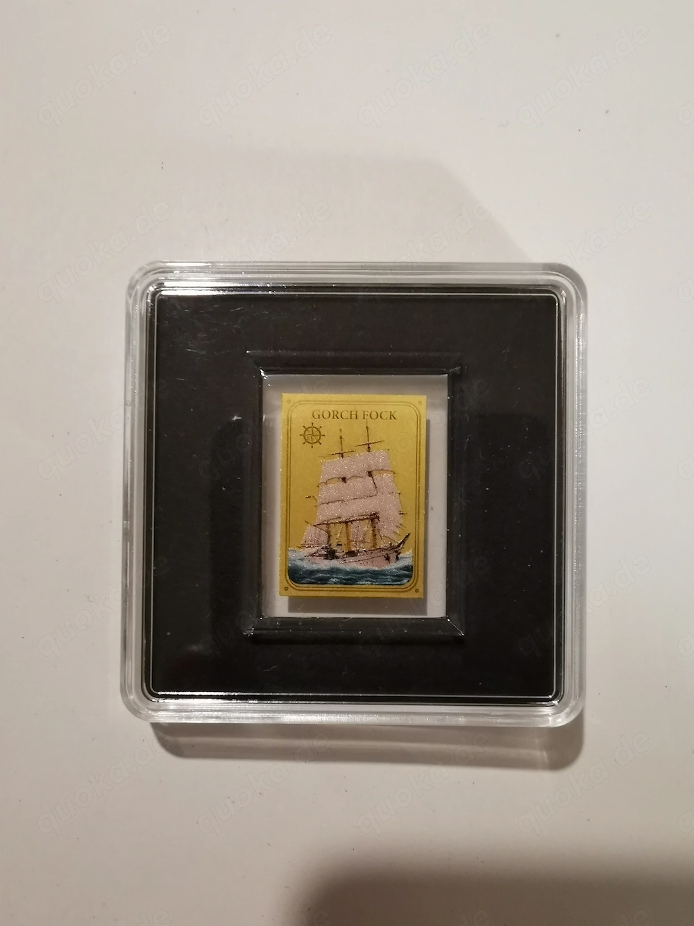 Goldbarren berühmte Segelschiffe "Gorch Fock" 1:500 oz 999er Feingold