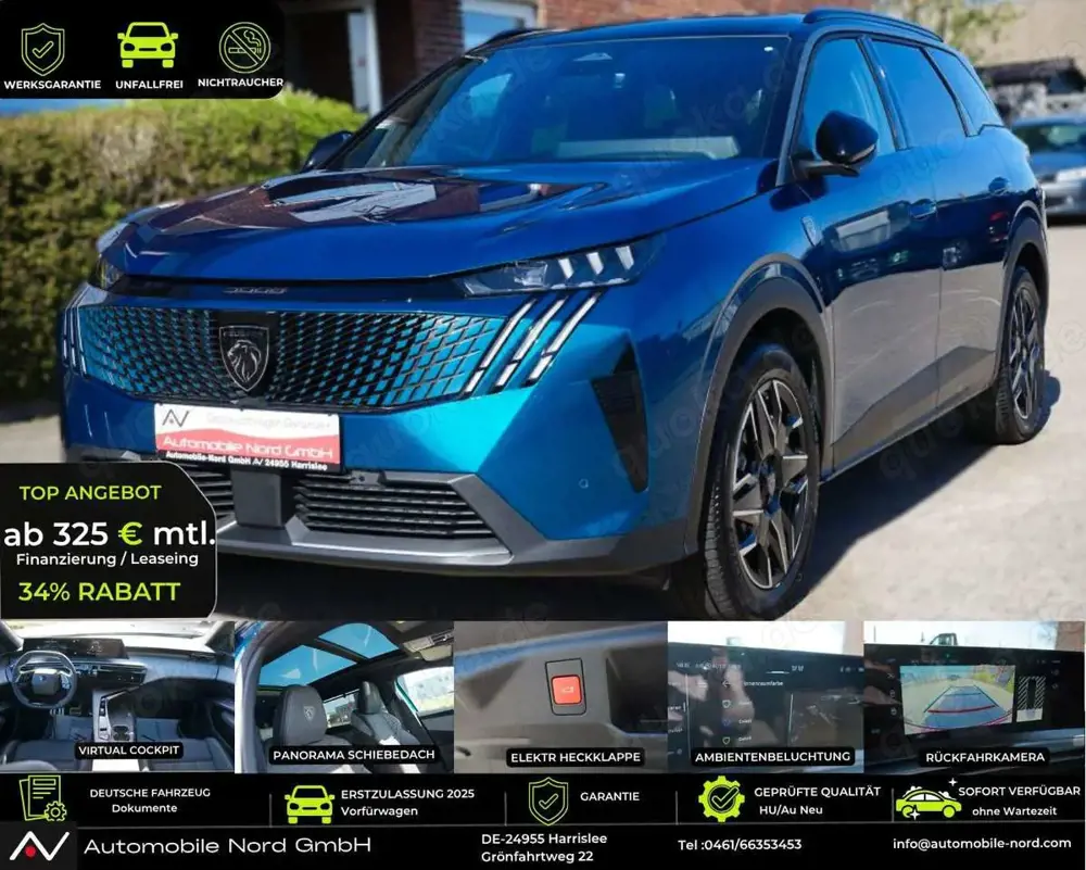 Peugeot 5008 145 GT*Panorama*7 Sitzer*Kamera