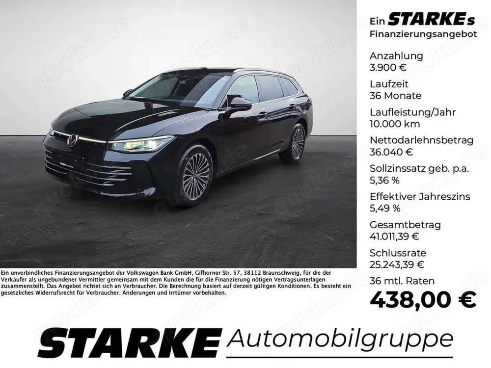 Volkswagen Passat Variant 2.0 TDI DSG Elegance