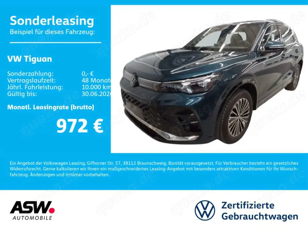 Volkswagen Tiguan R-Line 2.0 TDI 4M DSG 360° LEDER HUD AHK