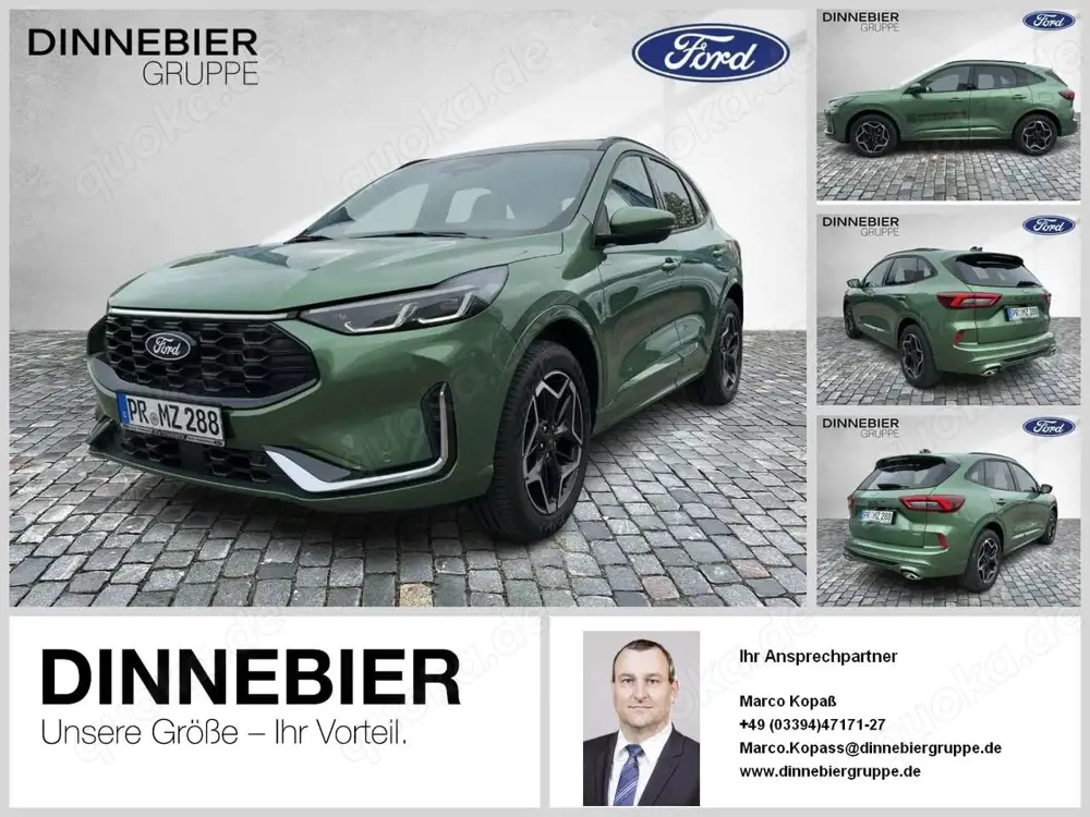 Ford Kuga ST-Line X LED+360°Kamera+Glasdach+AHK