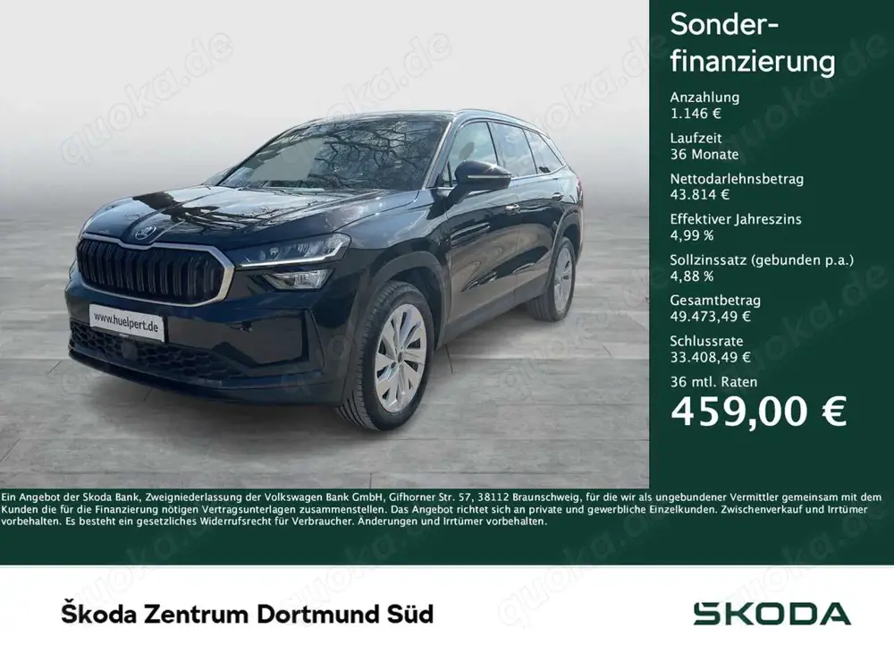 Skoda Kodiaq 2.0 SELECTION 4X4 7SITZE AHK CAM ACC LM19